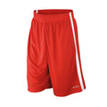 Royal-White - Front - Spiro Mens Quick Dry Basketball Shorts