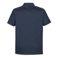 Navy - Graphite - Back - Stormtech Mens H2X Inertia Performance Polo Shirt