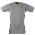Grey Marl - Grey - Front - Tombo Teamsport Mens Slim Fit Short Sleeve T-Shirt