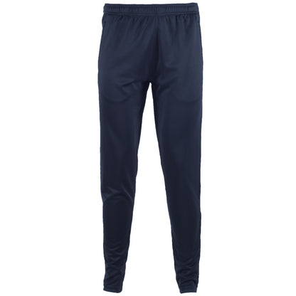 Navy - Front - Tombo Teamsport Mens Slim Leg Training Pants-Trousers