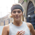 Black - Back - Tombo Teamsport Womens-Ladies Stretchy Running Headband