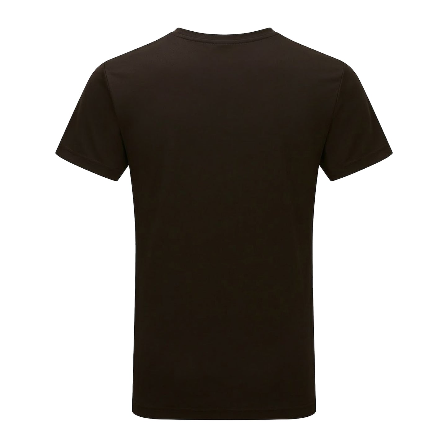 Chocolate - Back - Tri Dri Mens Short Sleeve Lightweight Fitness T-Shirt