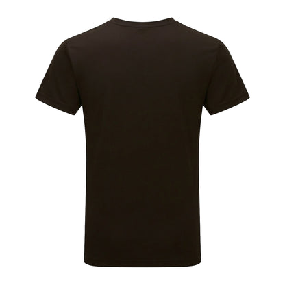 Chocolate - Back - Tri Dri Mens Short Sleeve Lightweight Fitness T-Shirt