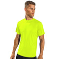 Lightning Yellow - Back - Tri Dri Mens Short Sleeve Lightweight Fitness T-Shirt