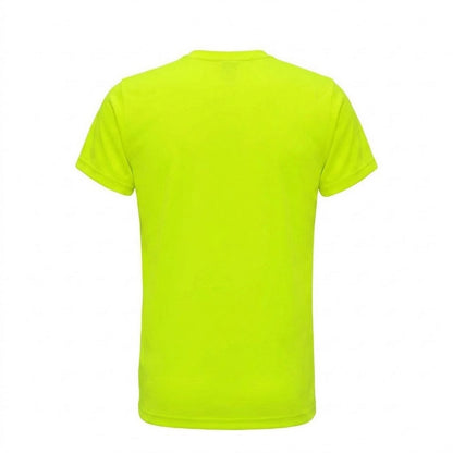 Lightning Yellow - Back - Tri Dri Mens Short Sleeve Lightweight Fitness T-Shirt