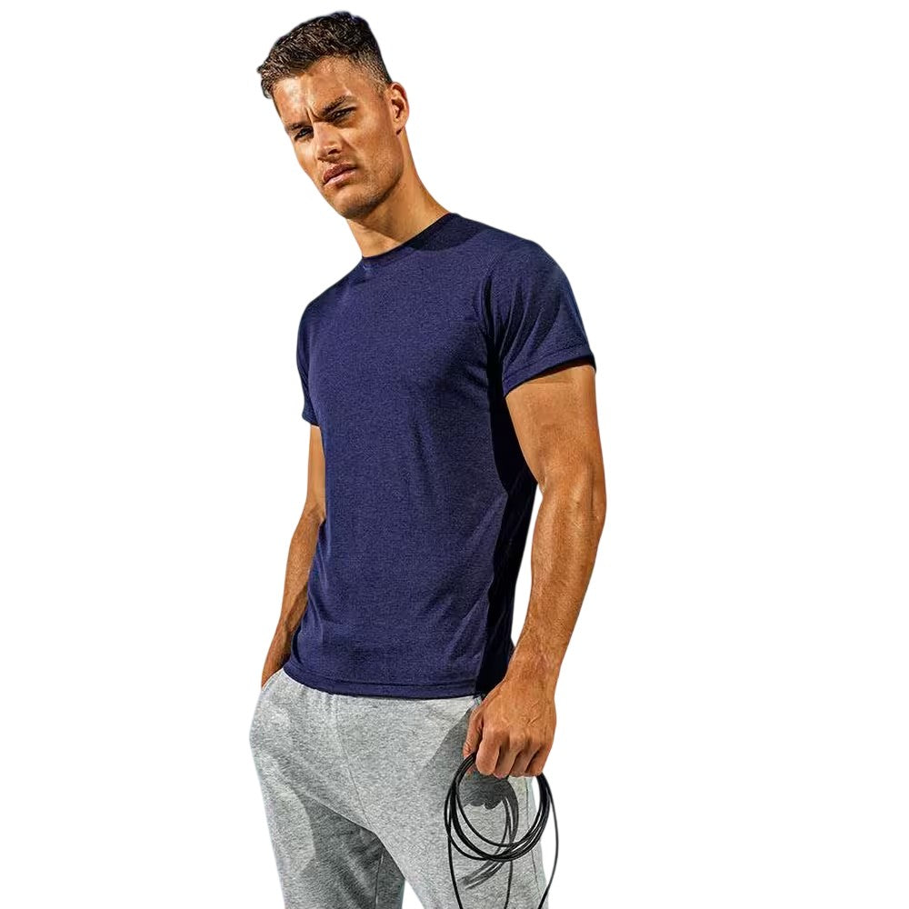 Royal - Back - Tri Dri Mens Short Sleeve Lightweight Fitness T-Shirt