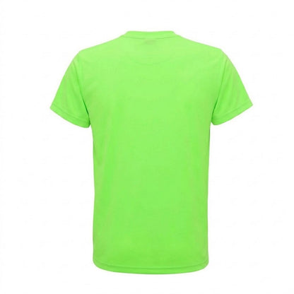 Lightning Green - Back - Tri Dri Mens Short Sleeve Lightweight Fitness T-Shirt