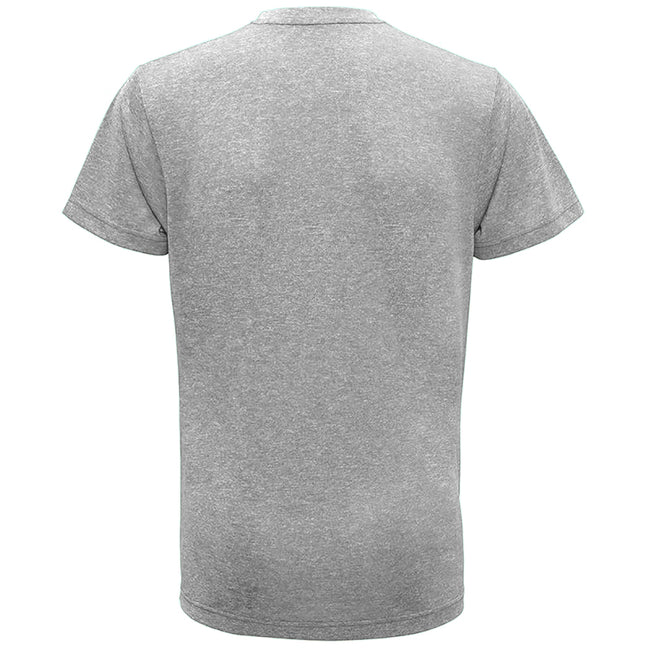 Silver Melange - Back - Tri Dri Mens Short Sleeve Lightweight Fitness T-Shirt