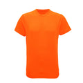 Lightning Orange - Front - Tri Dri Mens Short Sleeve Lightweight Fitness T-Shirt