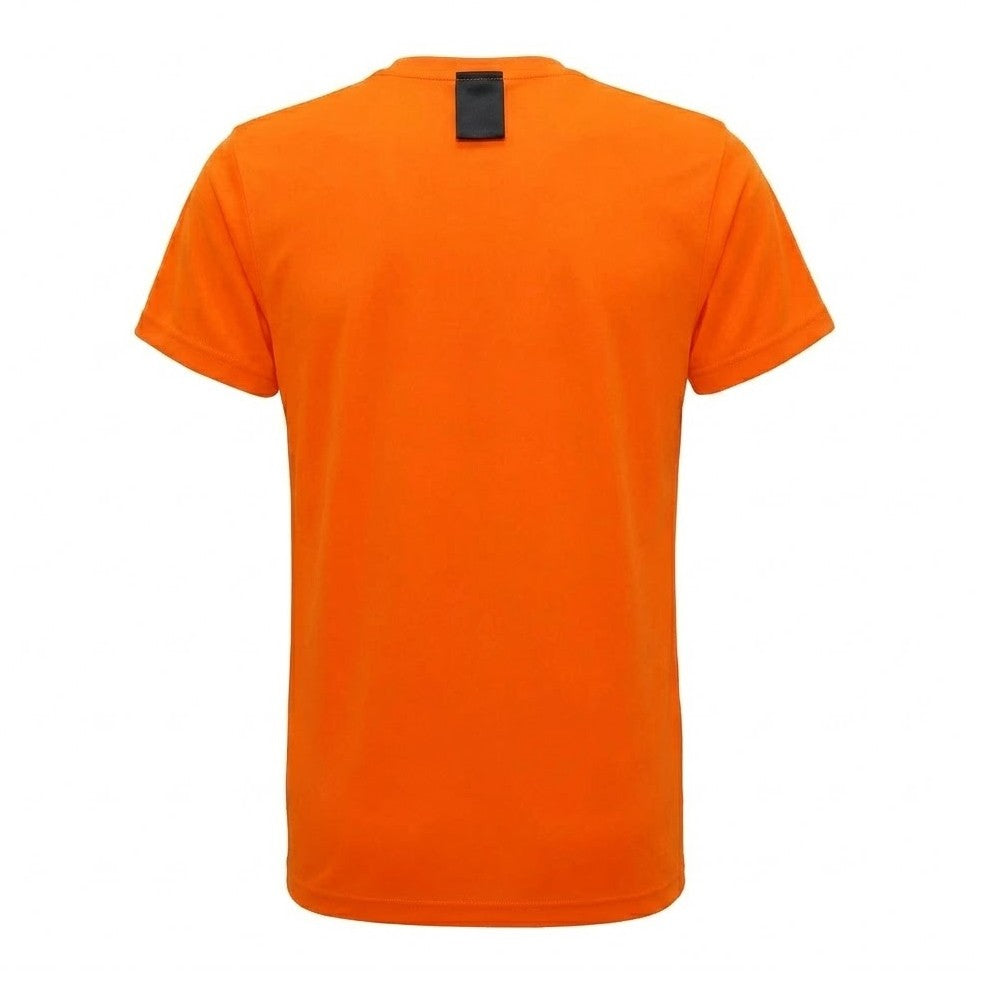 Orange - Back - Tri Dri Mens Short Sleeve Lightweight Fitness T-Shirt