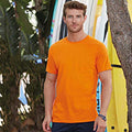 Lightning Orange - Back - Tri Dri Mens Short Sleeve Lightweight Fitness T-Shirt