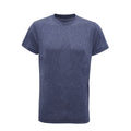 Blue Melange - Front - Tri Dri Mens Short Sleeve Lightweight Fitness T-Shirt