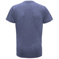 Blue Melange - Back - Tri Dri Mens Short Sleeve Lightweight Fitness T-Shirt