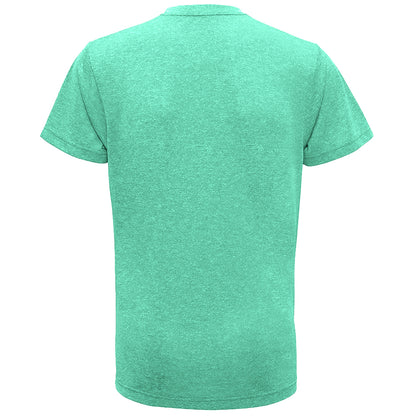 Green Melange - Back - Tri Dri Mens Short Sleeve Lightweight Fitness T-Shirt