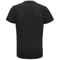 Burgundy- Black Melange - Back - Tri Dri Mens Short Sleeve Lightweight Fitness T-Shirt