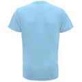 Turquoise Melange - Back - Tri Dri Mens Short Sleeve Lightweight Fitness T-Shirt