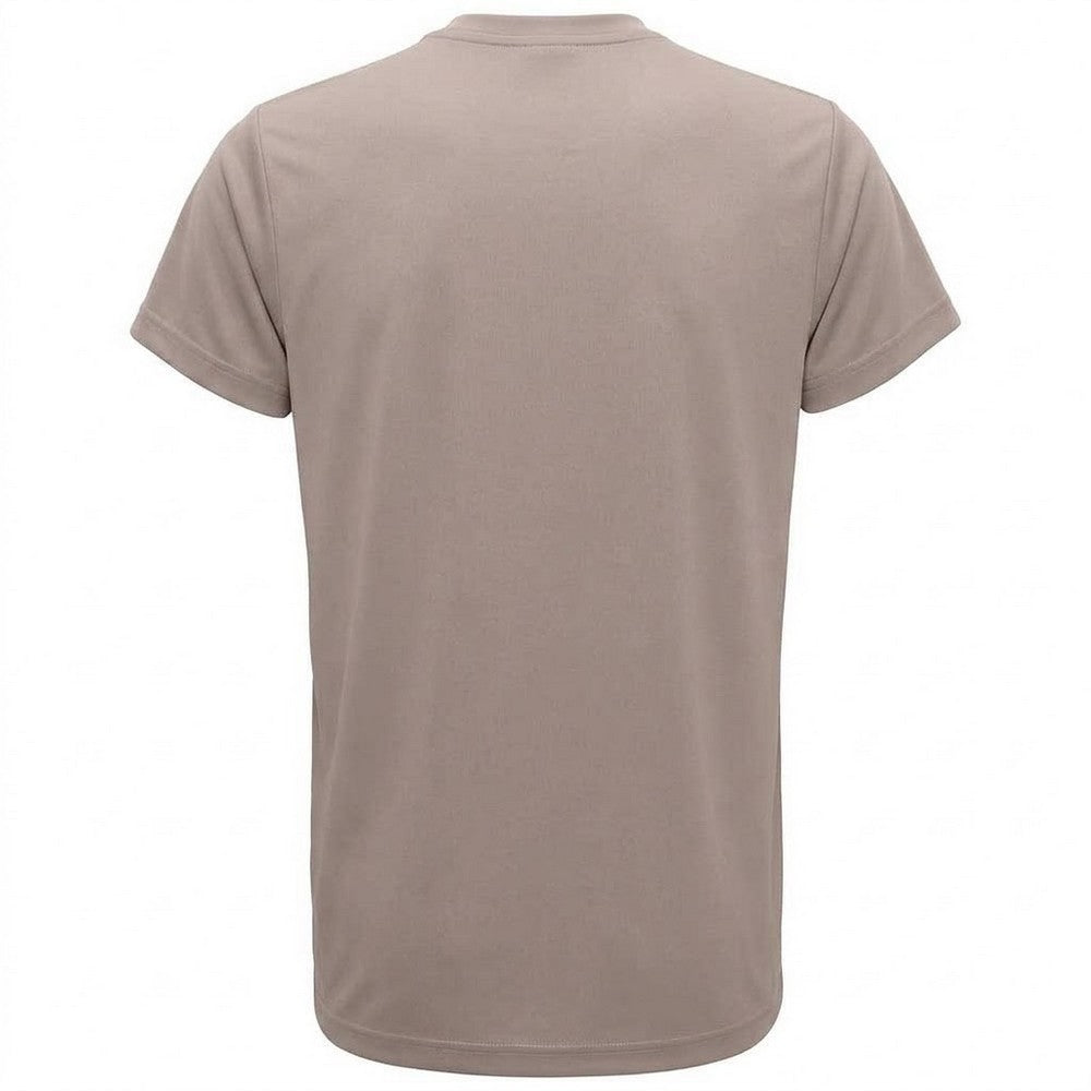 Stone - Back - Tri Dri Mens Short Sleeve Lightweight Fitness T-Shirt