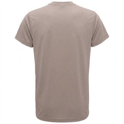 Stone - Back - Tri Dri Mens Short Sleeve Lightweight Fitness T-Shirt