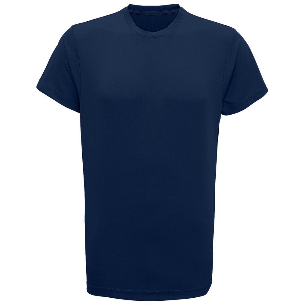 Navy - Front - Tri Dri Mens Short Sleeve Lightweight Fitness T-Shirt