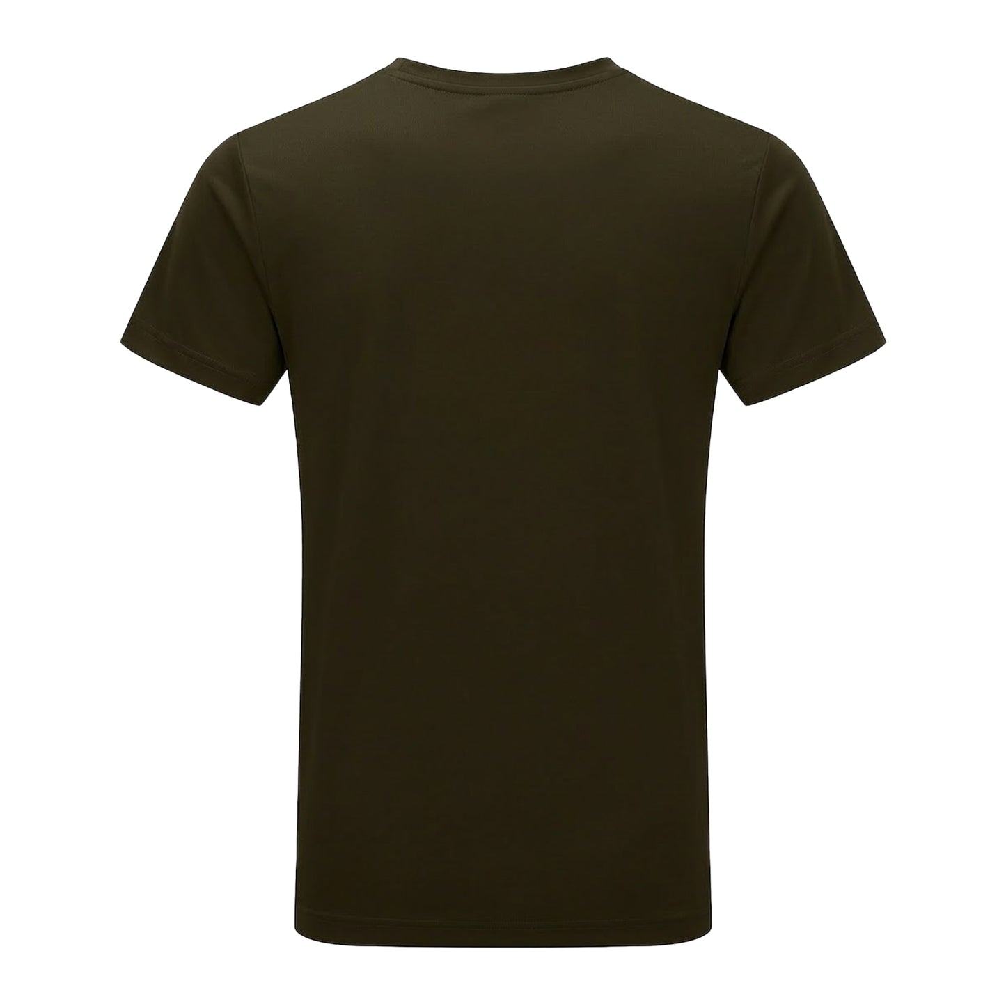 Army Green - Back - Tri Dri Mens Short Sleeve Lightweight Fitness T-Shirt