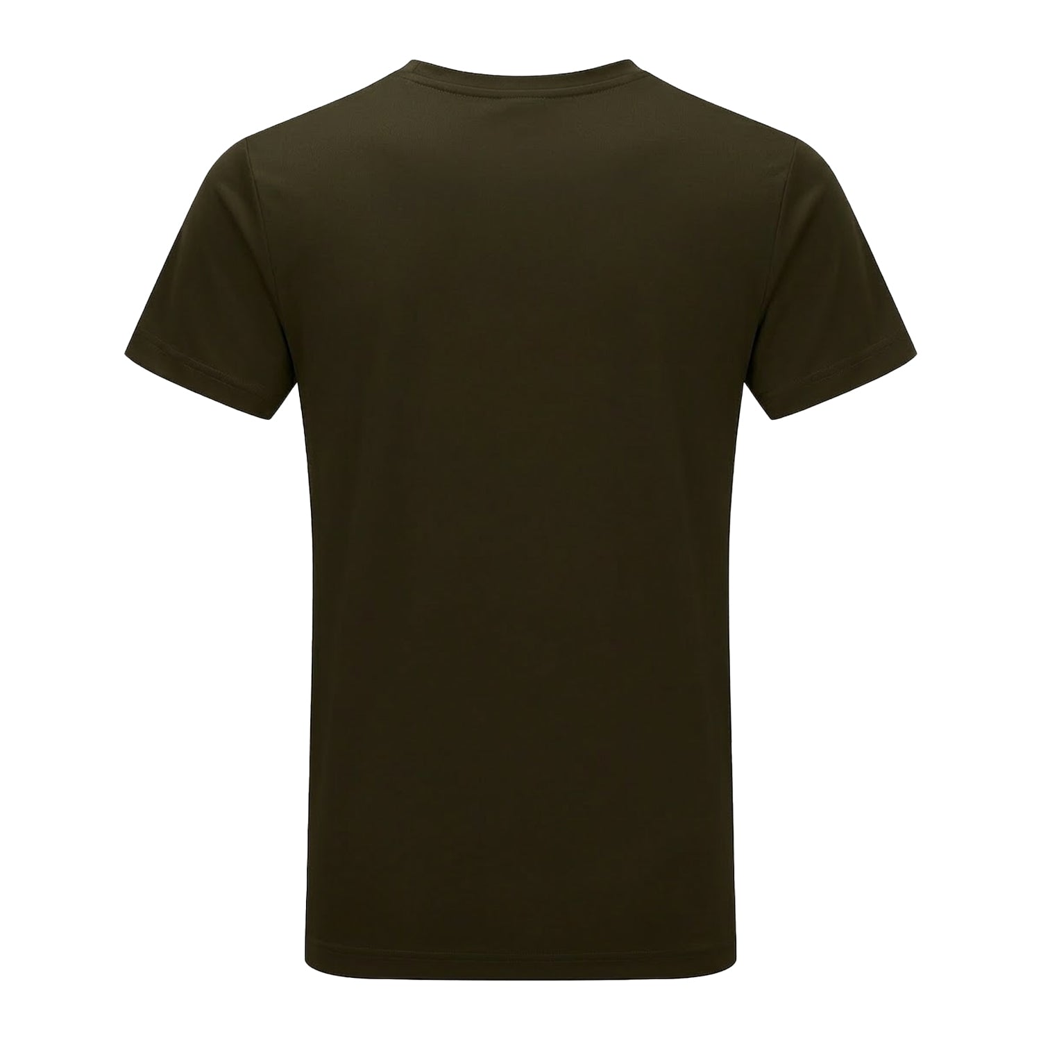 Army Green - Back - Tri Dri Mens Short Sleeve Lightweight Fitness T-Shirt