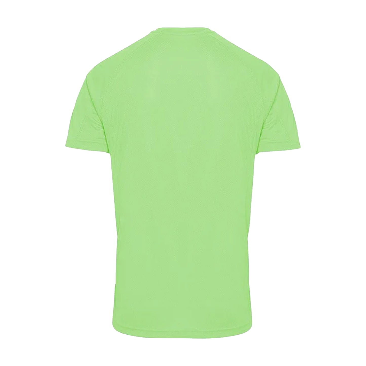 Lightning Green - Back - Tri Dri Mens Panelled Short Sleeve T-Shirt