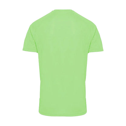 Lightning Green - Back - Tri Dri Mens Panelled Short Sleeve T-Shirt