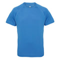 Sapphire - Front - Tri Dri Mens Panelled Short Sleeve T-Shirt