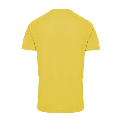 Sun Yellow - Back - Tri Dri Mens Panelled Short Sleeve T-Shirt