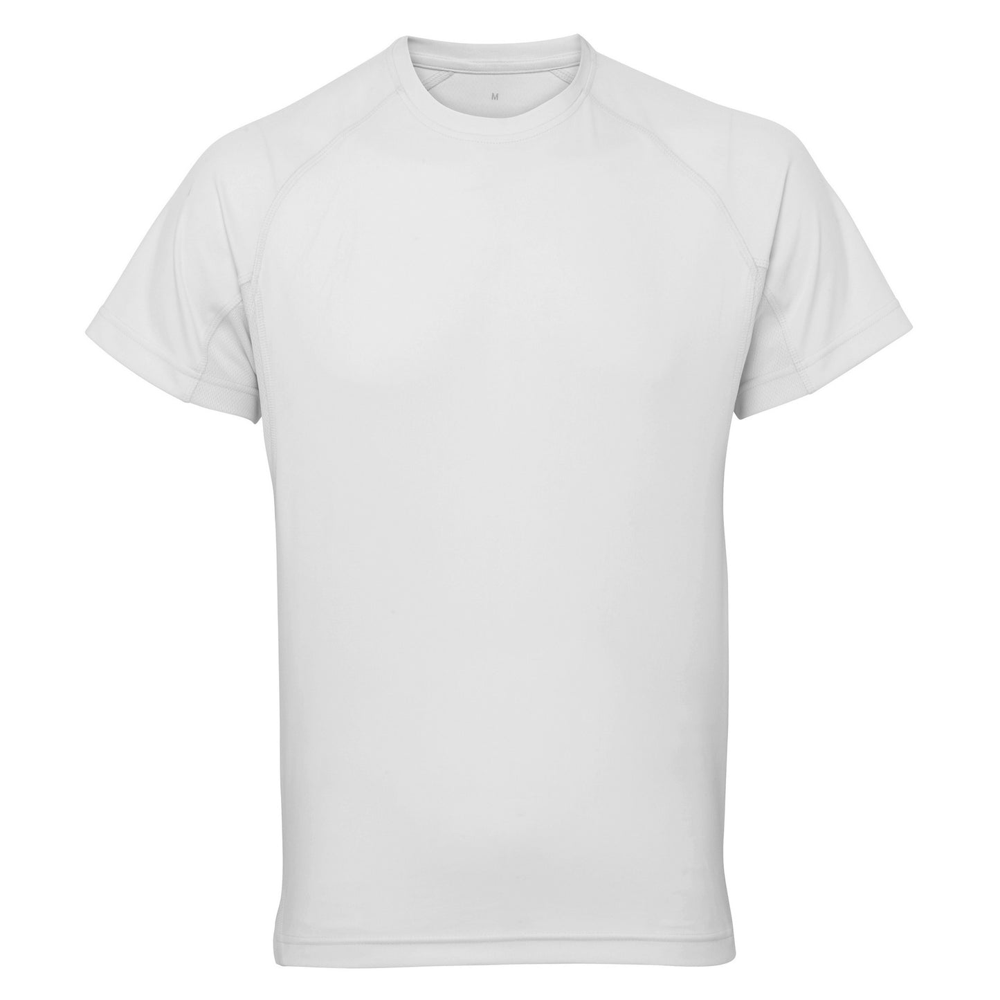 White - Front - Tri Dri Mens Panelled Short Sleeve T-Shirt