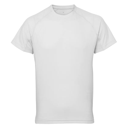 White - Front - Tri Dri Mens Panelled Short Sleeve T-Shirt