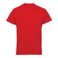Fire Red - Front - Tri Dri Mens Panelled Short Sleeve T-Shirt