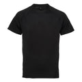 Black - Front - Tri Dri Mens Panelled Short Sleeve T-Shirt