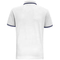 White- Navy - Back - Asquith & Fox Mens Classic Fit Tipped Polo Shirt