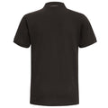 Charcoal- Heather Grey - Back - Asquith & Fox Mens Classic Fit Contrast Polo Shirt