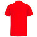 Red- Navy - Back - Asquith & Fox Mens Classic Fit Contrast Polo Shirt