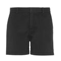 Black - Front - Asquith & Fox Womens-Ladies Classic Fit Shorts