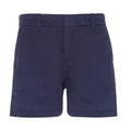 Navy - Front - Asquith & Fox Womens-Ladies Classic Fit Shorts
