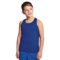 Royal Blue - Back - AWDis Just Cool Childrens-Kids Plain Sleeveless Vest Top