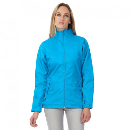 Atoll- Warm Grey - Back - B&C Womens-Ladies Multi Active Hooded Jacket