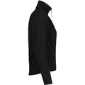 Black- Black - Side - B&C Womens-Ladies Water Repellent Softshell Jacket
