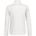 White - Back - B&C Womens-Ladies Water Repellent Softshell Jacket