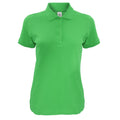 Real Green - Front - B&C Womens-Ladies Safran Timeless Polo Shirt