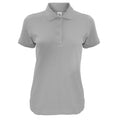 Heather Grey - Front - B&C Womens-Ladies Safran Timeless Polo Shirt