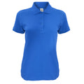 Royal Blue - Front - B&C Womens-Ladies Safran Timeless Polo Shirt