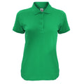 Kelly Green - Front - B&C Womens-Ladies Safran Timeless Polo Shirt