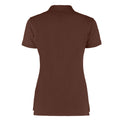 Brown - Back - B&C Womens-Ladies Safran Timeless Polo Shirt