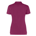 Burgundy - Back - B&C Womens-Ladies Safran Timeless Polo Shirt