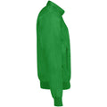 Real Green- Neon Orange - Side - B&C Mens Trooper Lightweight Hooded Bomber Jacket