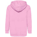Light Pink - Back - Fruit Of The Loom Kids Unisex Classic 80-20 Hoodie